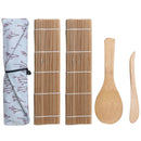 Bamboo Rolling Mats Sushi Maker Japanese DIY Rice Spreader 5Pairs Chopsti_AU Gw
