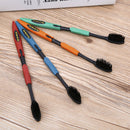 4 Pcs Bamboo Ultra Oral Dental Soft Care Charcoal Toothbrush Nano-Brush-Healt