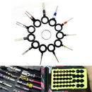 11pcs/Set Car Wire Terminal Removal Tool Crimp Connector Extractor Release Pin