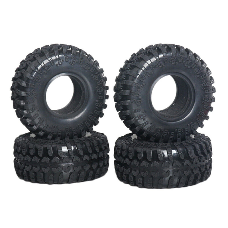4Pcs 2.2 Inch 1/10 Rock Crawler Tires for RC Car RD90 SCX10 CC01 Axial Traxxas