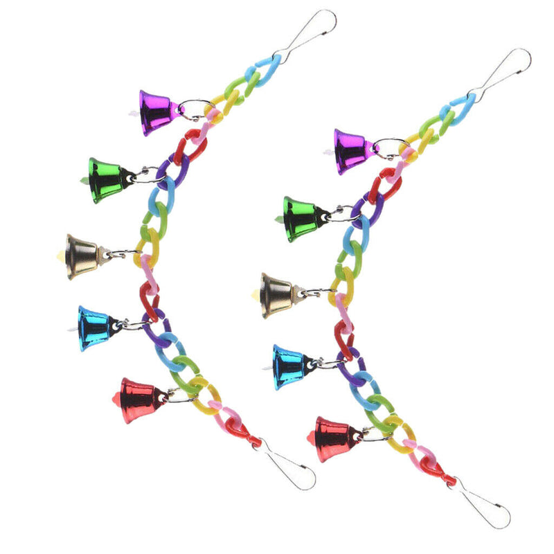 2 Pieces Plastic Rack Playground Ladder For Parrot Macaws