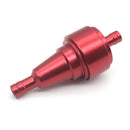 8mm Petrol Gas Fuel Filter Aluminium for Motorbike ATV Quad Inline Red