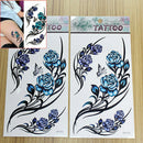 2 Sheet Sexy Butterfly Flower Temporary Waterproof Tattoos Stickers Bod CSU