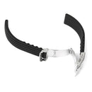 Silicone Rubber Diver's Watch Strap Band Deployment Buckle Waterproof Sport 16mm