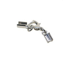 24 Sets Crimp Cord Ends Crimp Extender Chain Necklace Extender