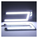 2 X Daytime Running Lights Anti-fog Car Lamp DRL COB LED Car Lights DC 12V (Y9V5