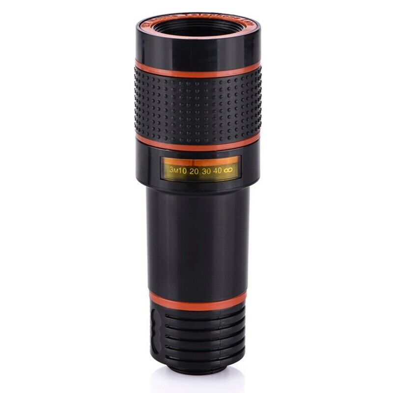 Cell Phone Camera Lens, 12X Zoom Telephoto Universal Clip On Lens Kit for i A5D1