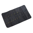 Waterproof Oxford Canvas Reel Roll Type Storage Bag Tool Pockets kit  LJ