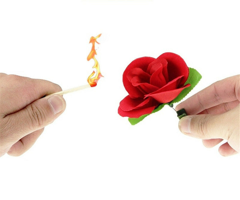 Rose Flower Magic Tricks Magician Prop Satge Close Up Magic Accessories FT