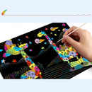 Scratch Pictures - Sheets - Colorful DIY Art Paper for Kids to Craft (10 Pi R1J7
