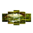 5 Panels HD Modern Art Oil Landscape Painting Canvas Print Wall Picture