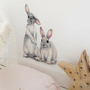 Animal Rabbit Painting Wall Stickers For Room Wall Decals Home Nordic Decora Gw