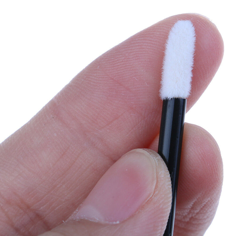 100 Disposable Lip Brush Gloss Wands Applicator Makeup Cosmetic Tool Beauty3C