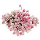 Artificial Fruit Berries Blueberry Xmas Wedding Bouquet Flower Wreath Pink