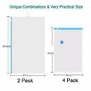 Vacuum Seal Storage Pack Bags,More Storage Clothes Space Bags,(2 Jumbo Hang X7U3
