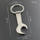 Eco-friendly Metal Wrench Spanner Beer Bottle Opener Keys Chain Keyring Gift JR