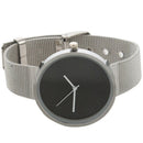 women fashion Digital dial metal quartz Wrist Watch Black  O7A1