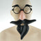 Funny Mustache Eyebrows Nose Glasses, Halloween Costume Party Glasses, Props