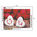 5D DIY Full Drill Diamond Painting Wonderful View Cross Stitch (Heart 07)