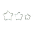 5pcs five-pointed star stainless steel cookie cutter cake biscuit diy mould N Gw