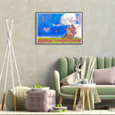 1000pcs DIY Flower Field Picture Puzzles Assembling Toys for Adults Kids