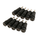 10 Pack Male to Female Terminal Charging Connector Head, DC Power Male Female