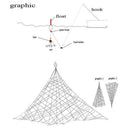 Fishing Net Trap Luminous Bead Copper Spring Shoal Netting Tackle Fishnet N F5G1