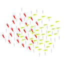 100 Pieces Pop Up Bait Carp Fishing Connection Bait Screw Tackle Mixed Color