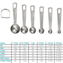 Measuring Spoons, Stainless Steel Measuring Spoons Cups Set, Small Tablespo D1T2
