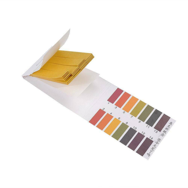 80x pH Indicator Test Strips 1-14 Laboratory Paper Litmus Tester Urine Saliva