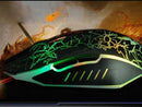 Professional 4000DPI Colorful Backlight Optical Wired Gaming Mouse Mice For PC
