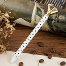 5PCS Big Carat Diamond Crystal Pen Gem Ballpoint Pen Ring Wedding Office Me W5A8