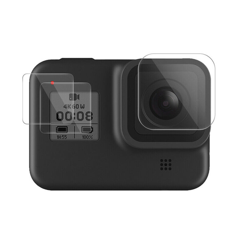 1 Set Tempered Glass Screen Lens Film for Gopro Hero 8 Camera Accessory