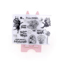 Transparent Clear Silicone Stamps Fairy for DIY Scrapbooking Card Making LJ