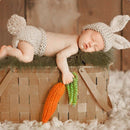 Newborn Baby Photography Props Infant Boy Girl Knit Rabbit Photo Outfits V1K5