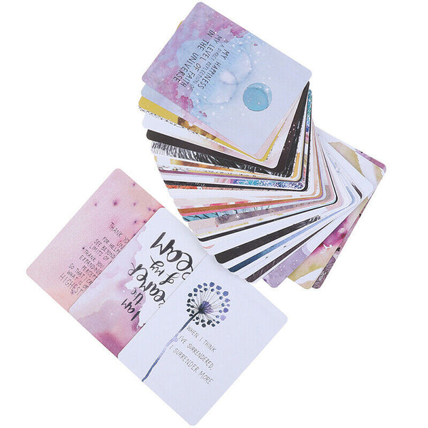 Universe Oracle Cards Deck Mysterious Tarot Cards Divination Fate Board Game Hn