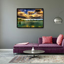 Lake View 5D DIY Full Round Drill Diamond Painting Landscape Mosaic Decor