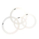 2 Packs Drum Muffler Dampening Rings Tone Control for Drum Set Jazz Drum