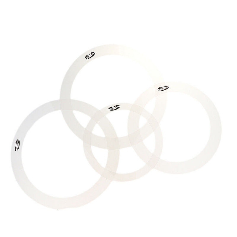 2 Packs Drum Muffler Dampening Rings Tone Control for Drum Set Jazz Drum