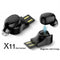 X11 Mini Bluetooth Wireless Headset Stereo Earbud In-Ear USB Magnetic Charg W0P4