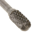 2x Rotary Burr Bit Shank Woodwork Grinding CNC Milling Tool, 6mm Shank