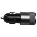 2.1 Ah Dual USB Blu-ray car charger Aluminum Alloy Car Charger 2.5 * 2.5 *