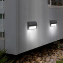 Solar Powered 6Led Step Lights Wireless Auto ON/Off Path Stairs Deck Lights