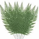 10PCS Artificial Boston Fern Bush Plant Faux Leaves Green Plants for Home D F6F3