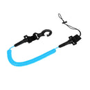 Surfboard SUP Kayak Coil Paddle Leash Diving Accessories Lanyard Cord blue