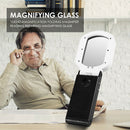 10X HD Magnification Folding Magnifier Reading Repairing Magnifying Glass