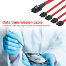 3.3ft Internal Mini SAS SFF-8087 36-Pin to 4 SATA 7-Pin Breakout Cable Red