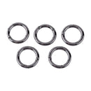 5pcs Mini Circle Round Carabiner Spring Snap Clip Hook AU Hiking Keychain A6H0
