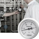 Stainless Steel 1/4 PT Thread Thermometer Moonshine Kitchen Food Cooking Gauge