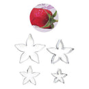 7pcs/set Stainless Steel Rose Flower Petal Calyx Cake Cutter Slicer Set Pas N3D6